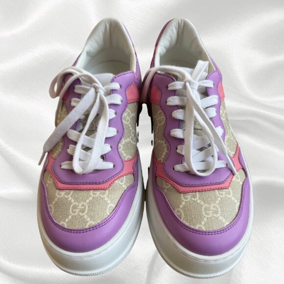 🔥 RARE Gucci GG Premium Platform Sneakers   Size 39 - BNWT Authentic Luxury 🔥 - Picture 1 of 17